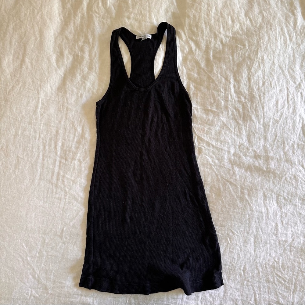 James Perse Long Ribbed Black Tank - Size 2